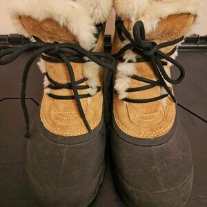 Sorel Brown and Black Winter Boots